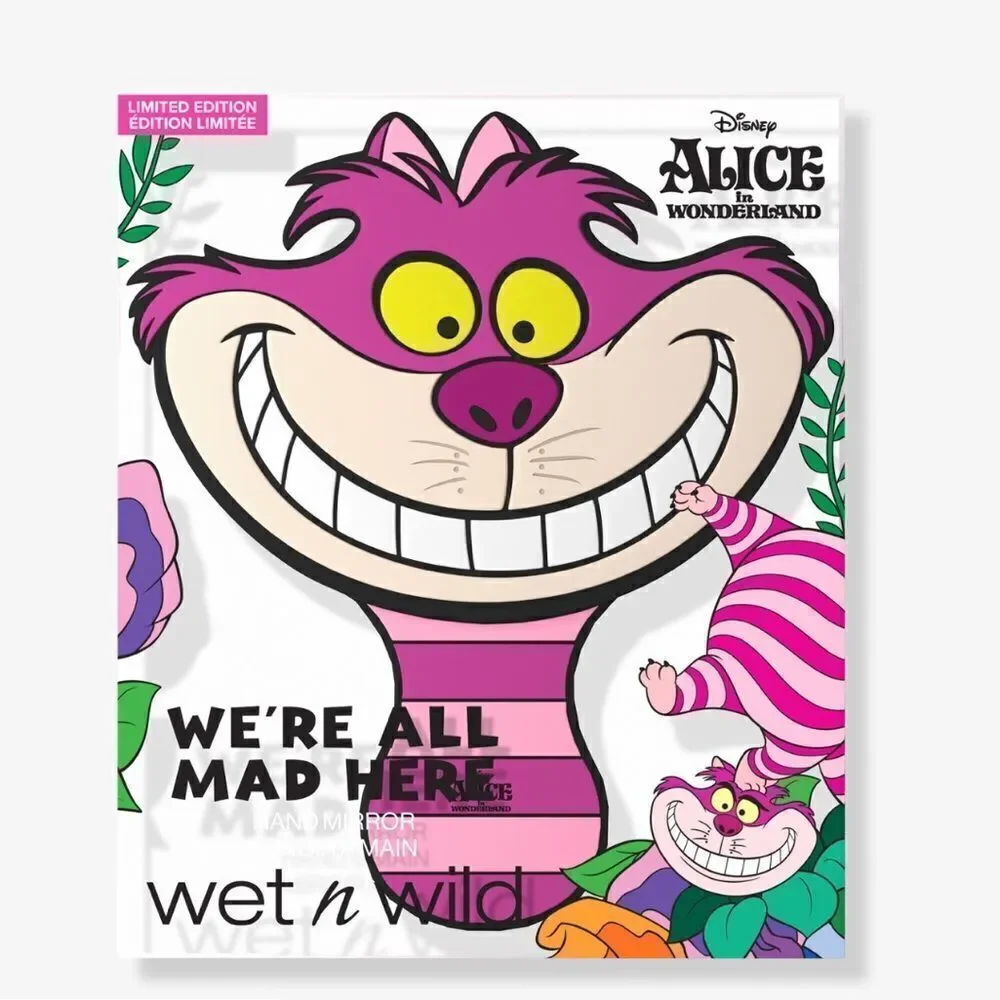 Wet n Wild Alice in Wonderland We're All Mad Here Hand Mirror